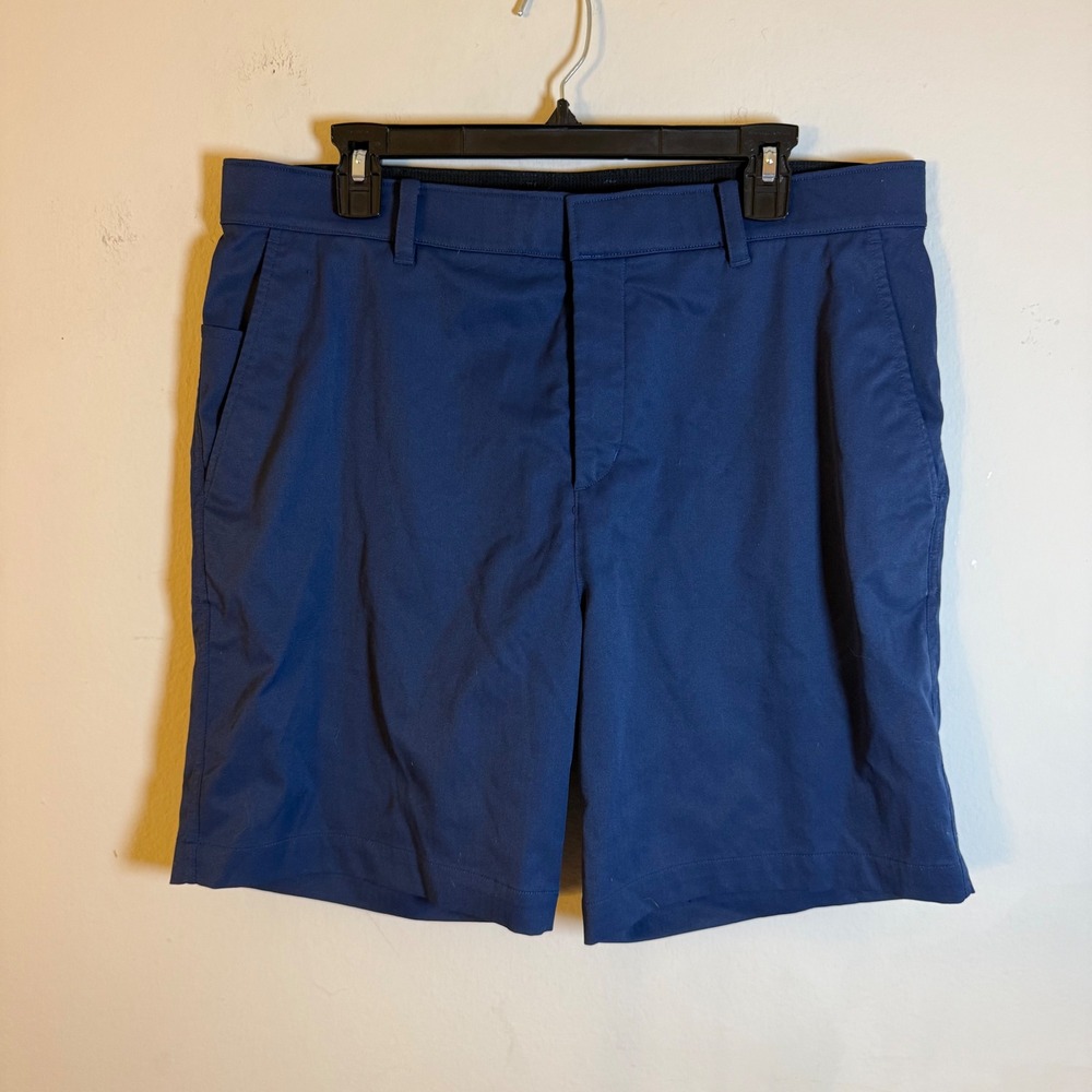 Nike Dri-FIT Mens Golf Shorts Navy Blue 36 Flat Front Performance Activewear‎